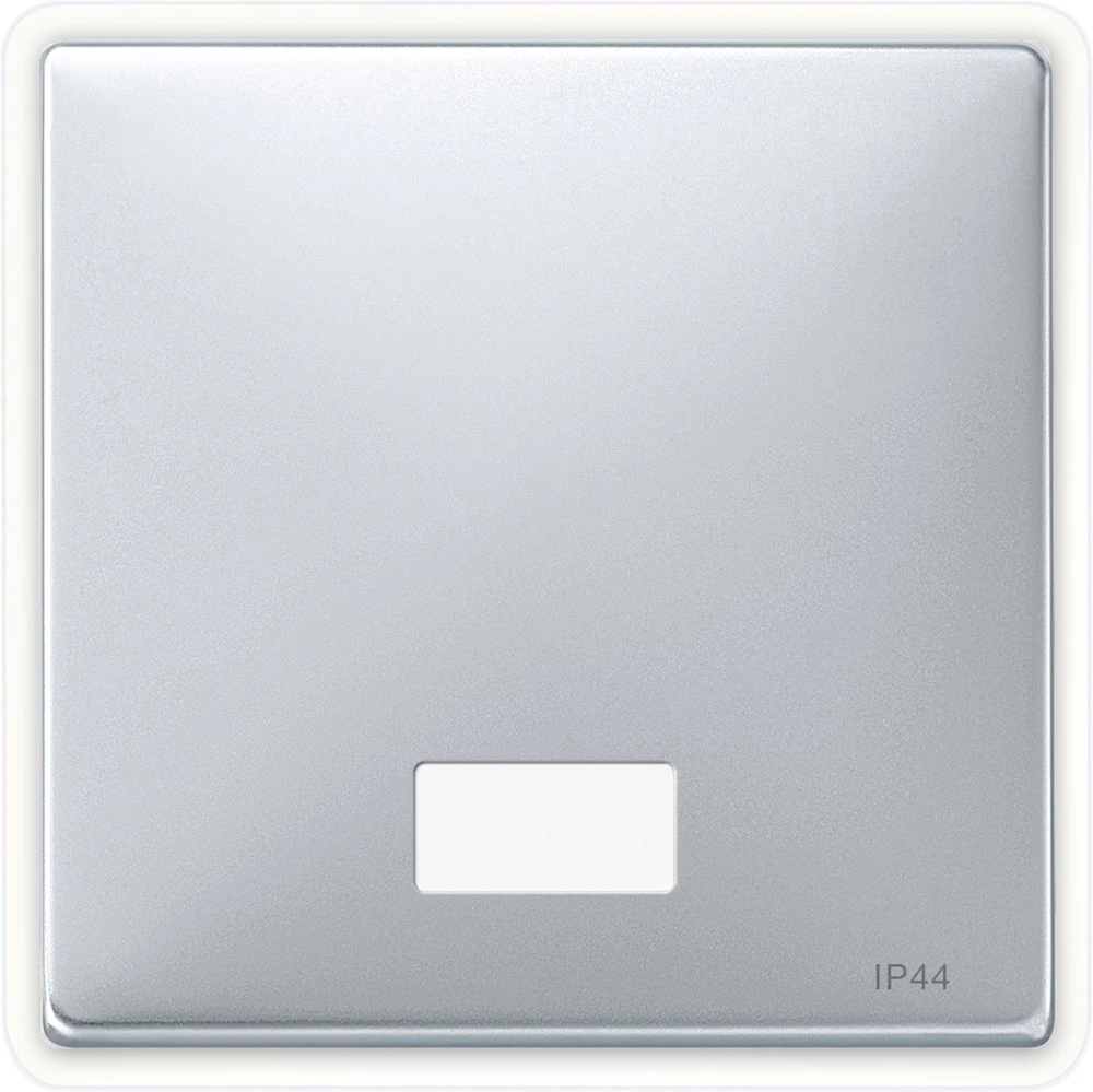 Merten Poklopac Izmjenični prekidač Aluminij boja 412760 slika