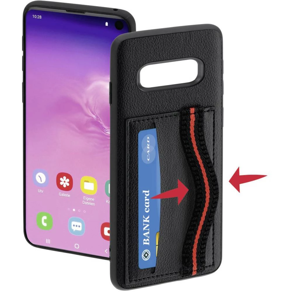Hama CO RED SE NO.4 SAM S10,SW-RT VP18-1 Stražnji poklopac za mobilni telefon Galaxy S10 Crvena, Crna slika