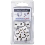 HellermannTyton 148-90058 HECL-2/1-Blister-PA66-WH (10) spojna stezaljka fleksibilno: 0.5-2.5 mm² kruti: 0.75-2.5 mm² Broj polova (broj): 3 10 St. bijela