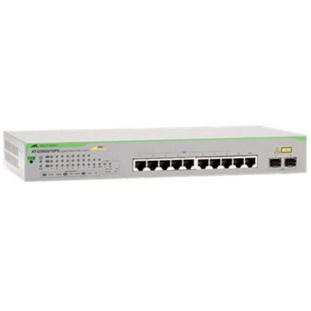 Allied Telesis Switch / GS950/10PS 10x1000TX PoE Websma upravljani mrežni preklopnik slika