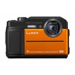 Digitalni fotoaparat Panasonic DC-FT7EG-D 20.4 MPix Zoom (optički): 9 x Narančasta, Crna 4K-Video, WiFi, Podvodna kamera, Vodoot