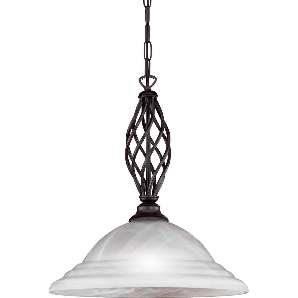 Fischer & Honsel Siena 78421 viseća svjetiljka E27 hrđa slika