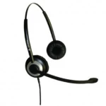 Imtradex Telefonske slušalice QD (Quick Disconnect), USB Sa vrpcom Na ušima Crna