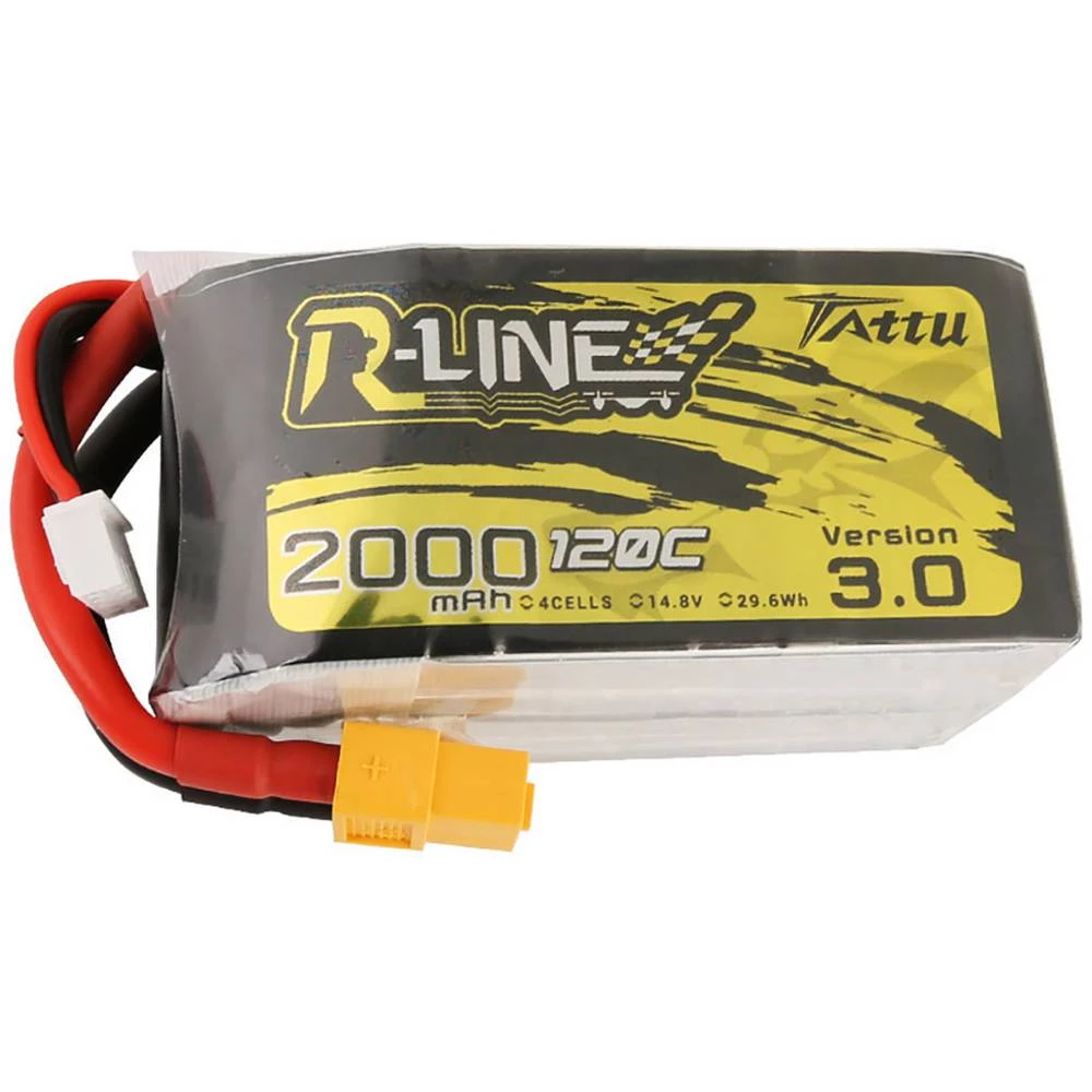 LiPo akumulatorski paket za modele 14.8 V 2000 mAh Broj ćelija: 4 120 C Tattu Softcase XT60 slika