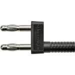 Schützinger KURZ 8454 / 11-4 IG MB / Ni / SW kratkospojni utikač crna 1 St.