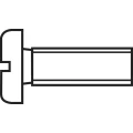 Cilindrični vijak, M1.6, 10mm, zarez, DIN 84, galvanizirani čelik, 1 komad slika