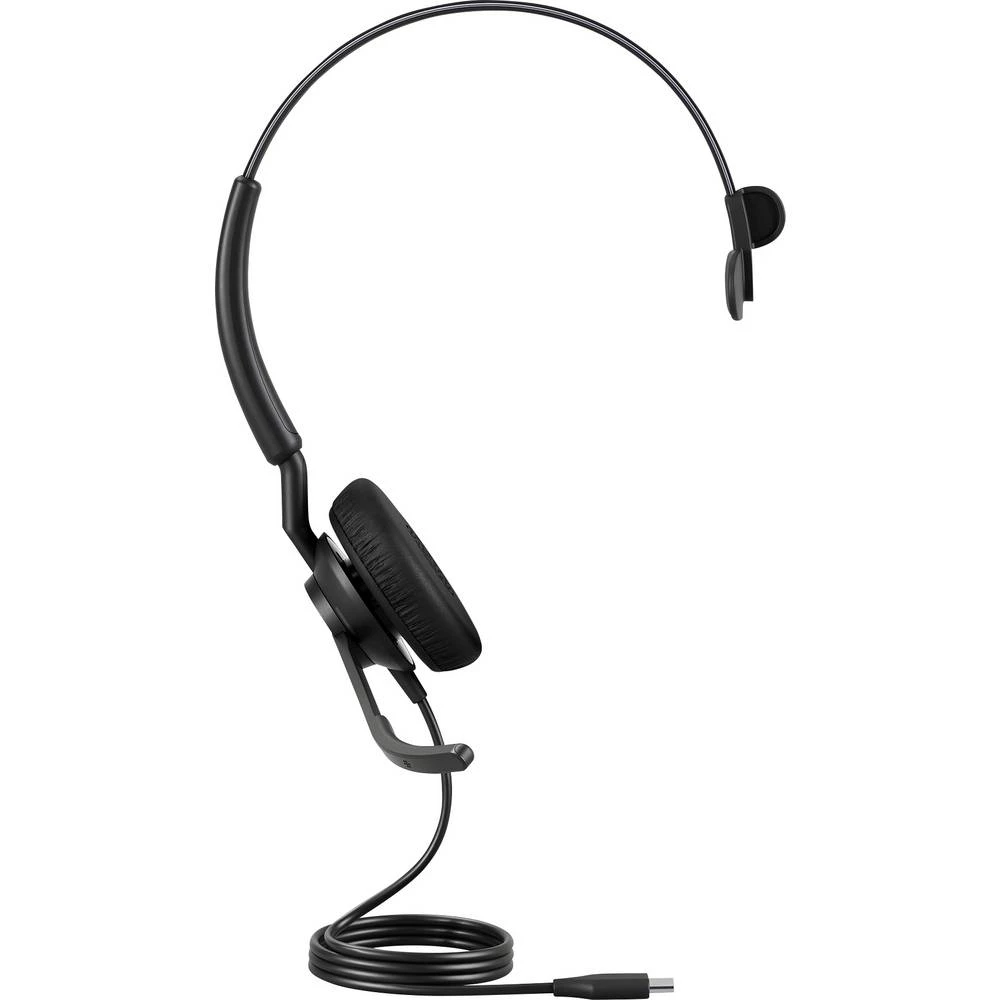 Jabra Engage 50 II telefon On Ear Headset žičani mono crna poništavanje buke, smanjivanje šuma mikrofona slušalice s mik slika