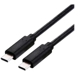 Roline USB-C kabel USB 4.0 USB-C® utikač 0.80 m crna sa zaštitom 11029101