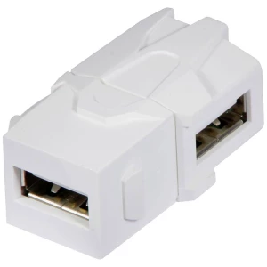 LINDY 60491 USB adapter [1x ženski konektor USB 2.0 tipa a - 1x ženski konektor USB 2.0 tipa a] bijela slika