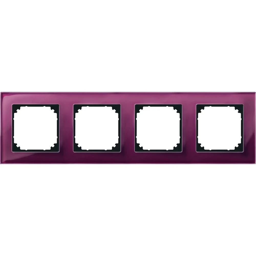 Merten 4-struki Okvir Sustav M, M-Plan Rubin-crvena 489406 slika