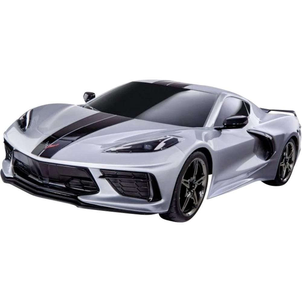 Traxxas  Corvette Stingray 4TEC 3.0 srebrna s četkama 1:10 RC model automobila  sportski automobil slika