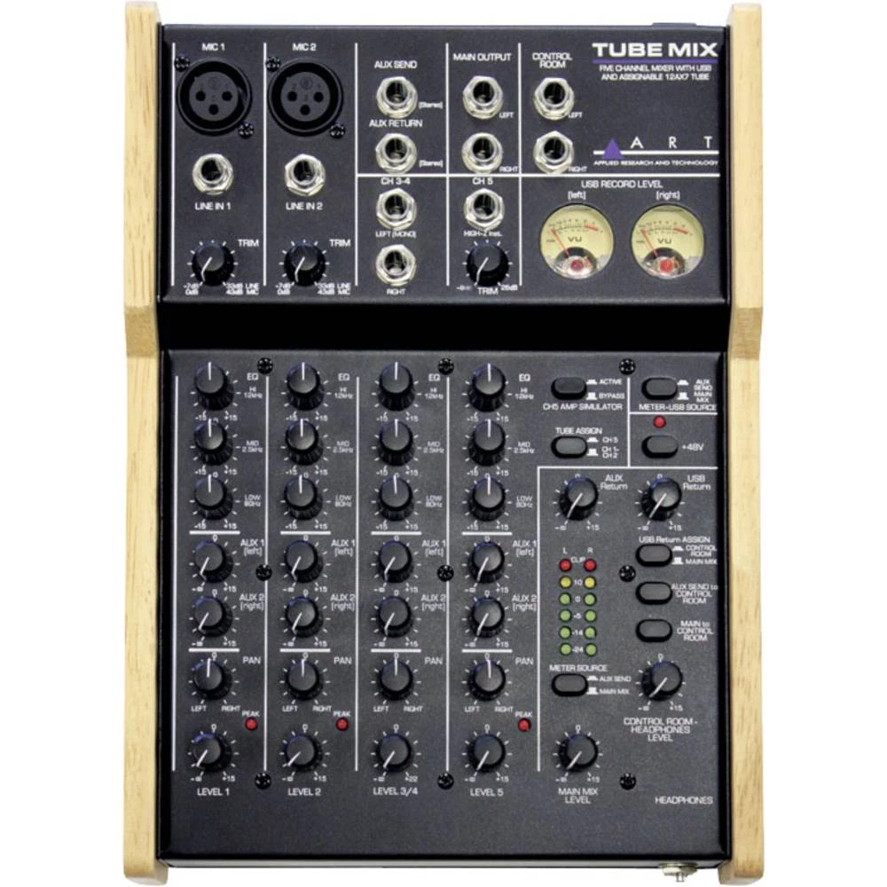 ART Audio TubeMix Konzolni miks pulta Broj kanala:5 USB priključak slika