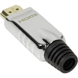 HDMI Adapter [1x Slobodan kraj - 1x Muški konektor HDMI] Crna, Srebrna LogiLink slika