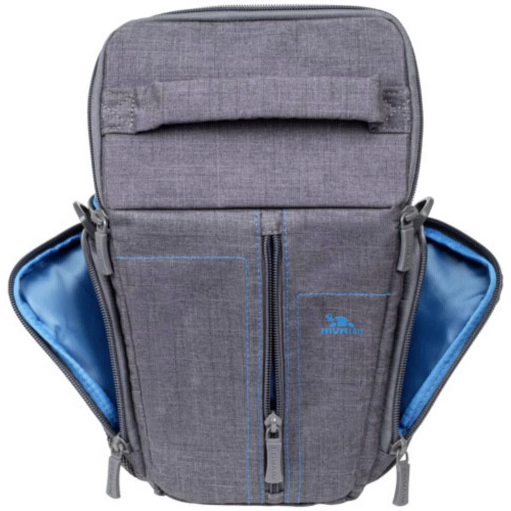 Torbica za fotoaparat Rivacase Rivacase 7501 Colttasche Grau Canvas Mat Unutaršnje dimenzije (ŠxVxD) 150 x 175 x 100 mm slika