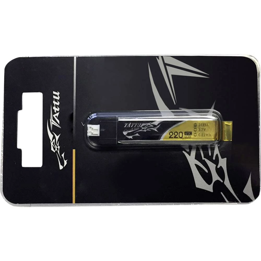 LiPo akumulatorski paket za modele 3.7 V 220 mAh Broj ćelija: 1 45 C Tattu Softcase Molex-utični sustav slika