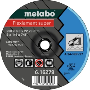 Metabo 616487000 ploča za grubu obradu s glavom 22.23 mm 25 St. slika