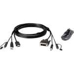 ATEN KVM priključni kabel [1x muški konektor HDMI, muški konektor USB 2.0 tipa a, 3,5 mm banana utikač - 1x muški konektor dvi-d, ženski konektor USB 2.0 tipa b, 3,5 mm banana utikač] 1.80 m