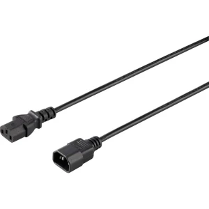 Sygonix SY-5042726 rashladni uređaji priključni kabel crna 0.50 m slika