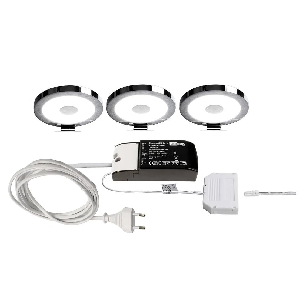 Deko Light Spiegel Rund 3er Bundle svjetlo za ogLEDalo   LED fiksno ugrađena 4.50 W Energetska učinkovitost 2021: G (A - G) neutralna bijela srebrna slika