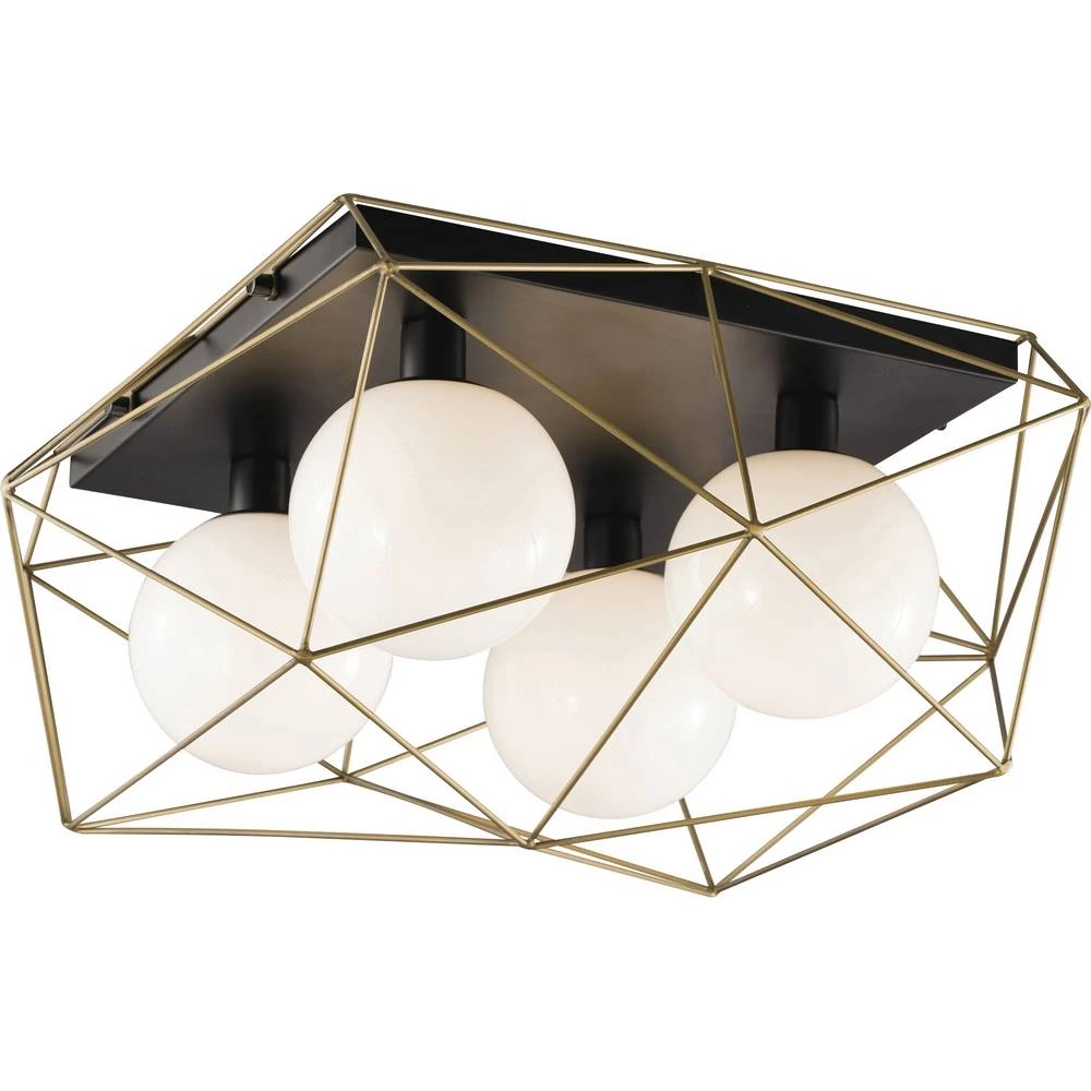 ECO-Light I-ABRAXAS-PL4 ORO ABRAXAS stropna svjetiljka E27 240 W zlatna, slika