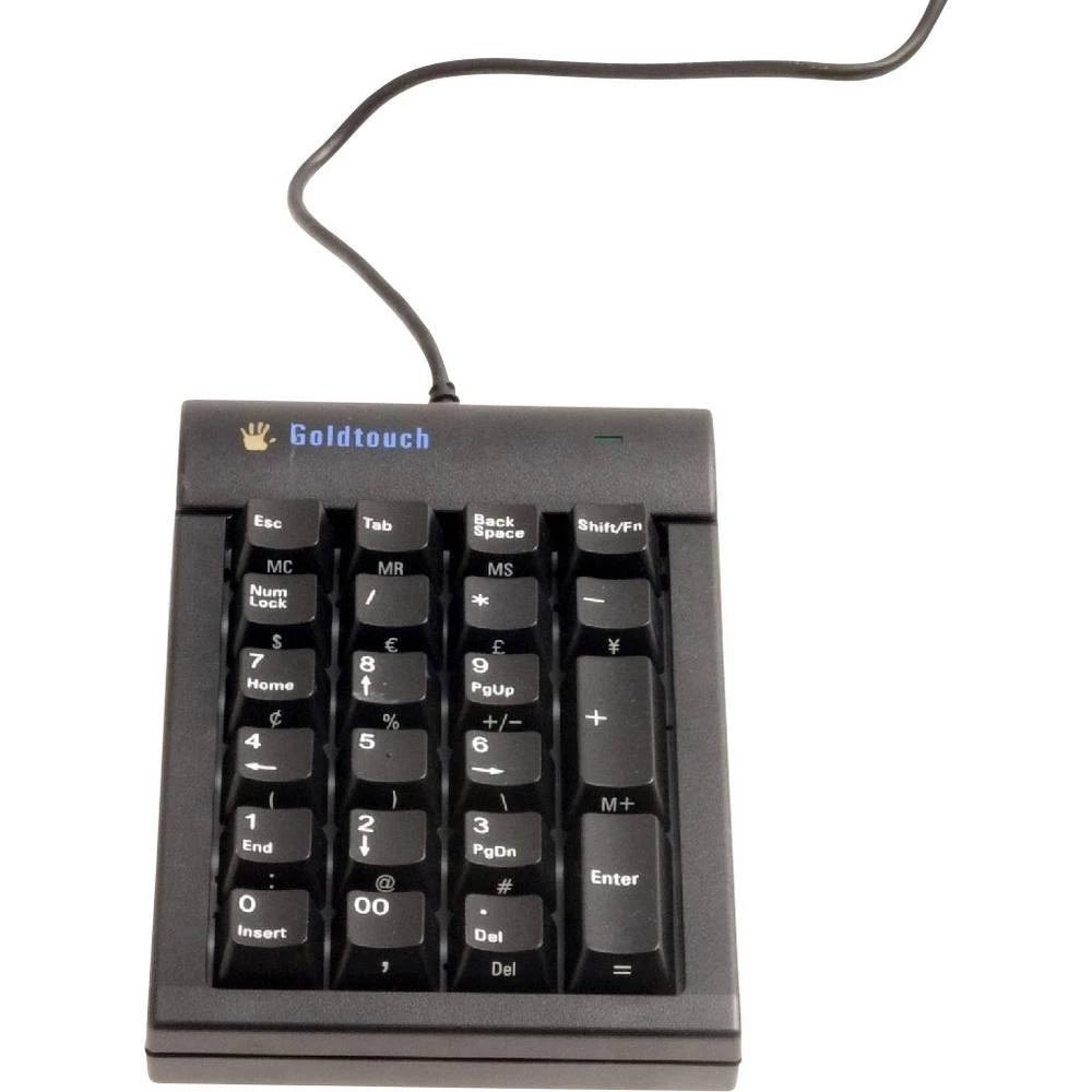 USB numerička tipkovnica BakkerElkhuizen Goldtouch Crna slika