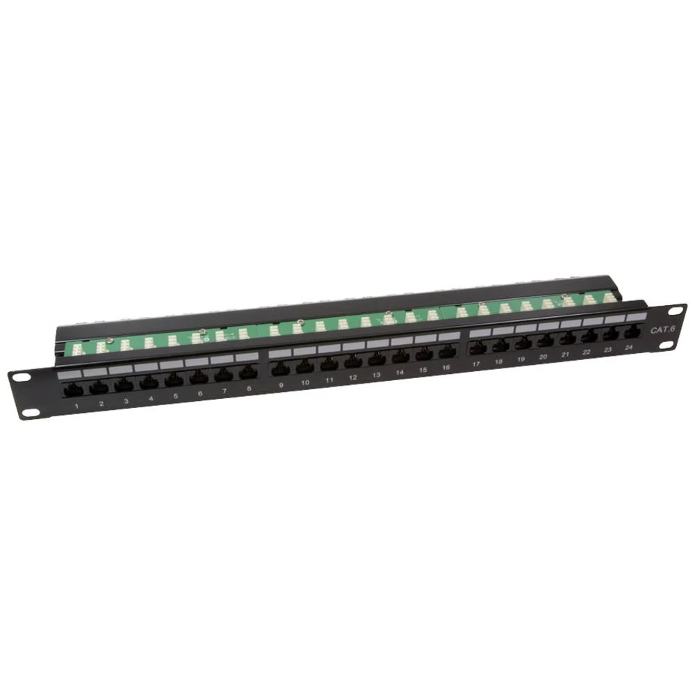 LogiLink NP0033 24 ulaza patch panel cat 6 1 HE slika