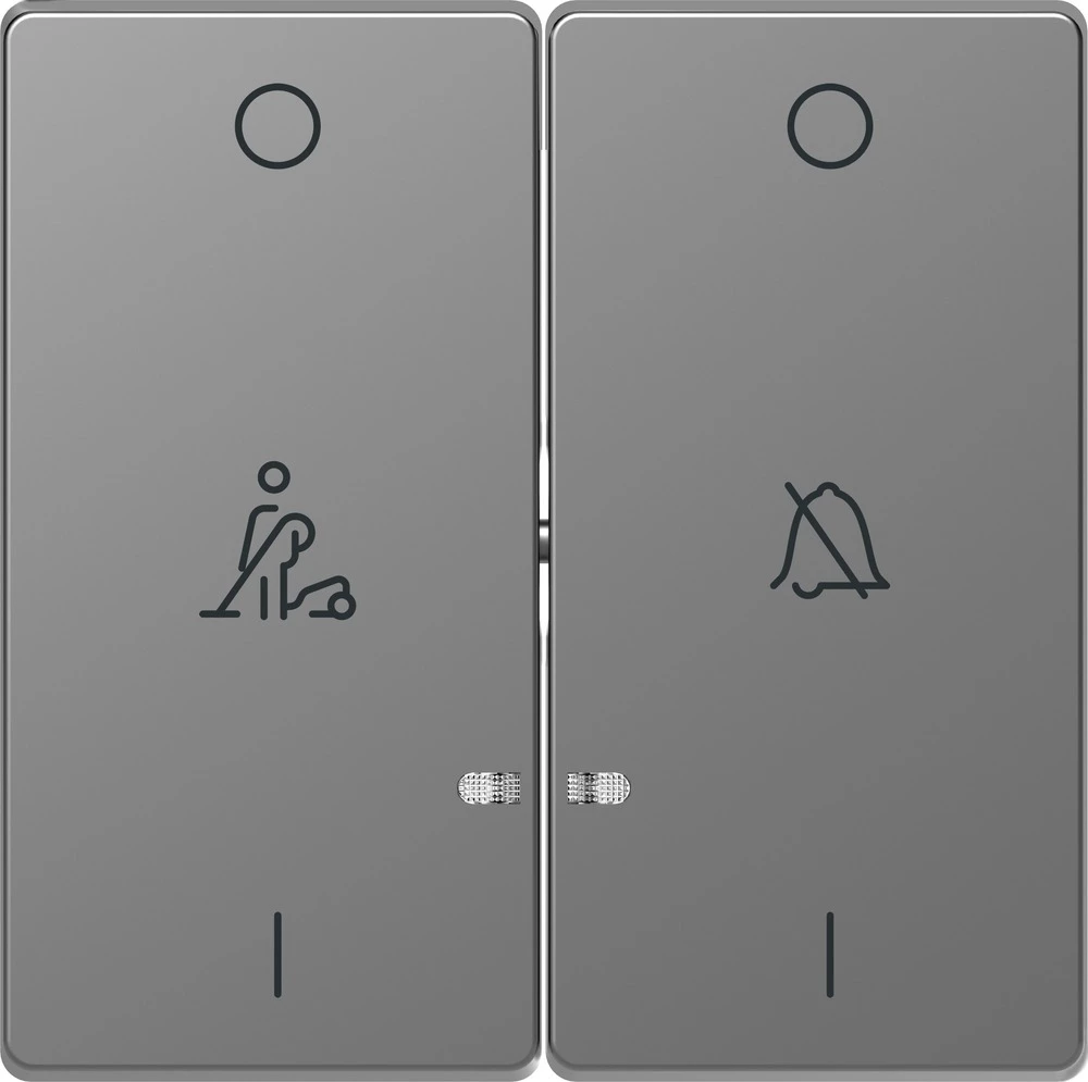 Merten Poklopac Izmjenični prekidač Plemeniti čelik MEG3429-6036 slika