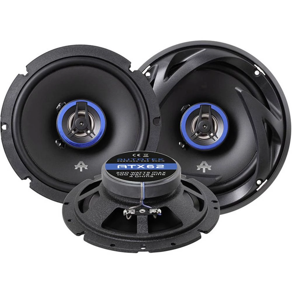 2-sustavski koaksialni zvučnici za ugradnju 200 W Autotek ATX 62 slika