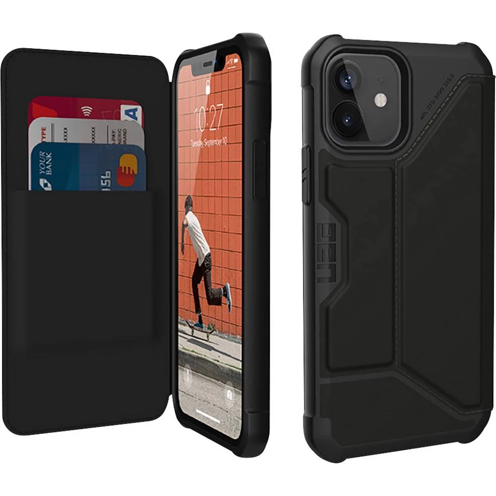 uag Metrop. Folio knjižica Apple crna kožnog izgleda slika