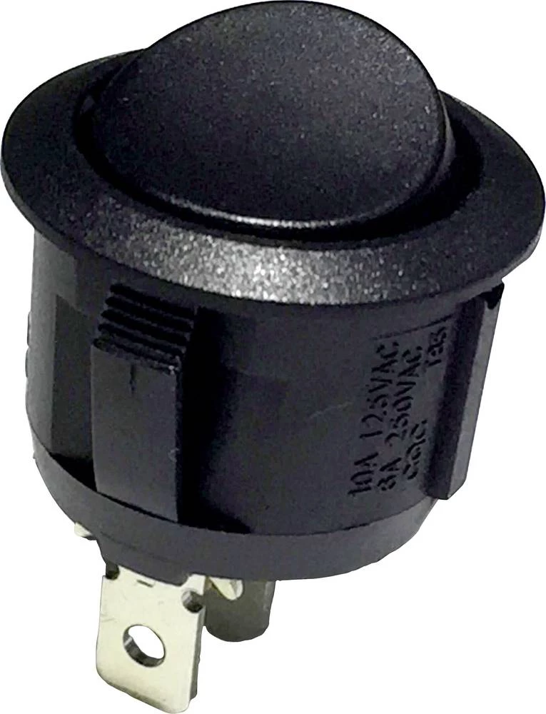 Okretni prekidač 250 V / AC 6 A 1 x On / (On) R13-112G B / B utorivanje 1 kom (s) slika