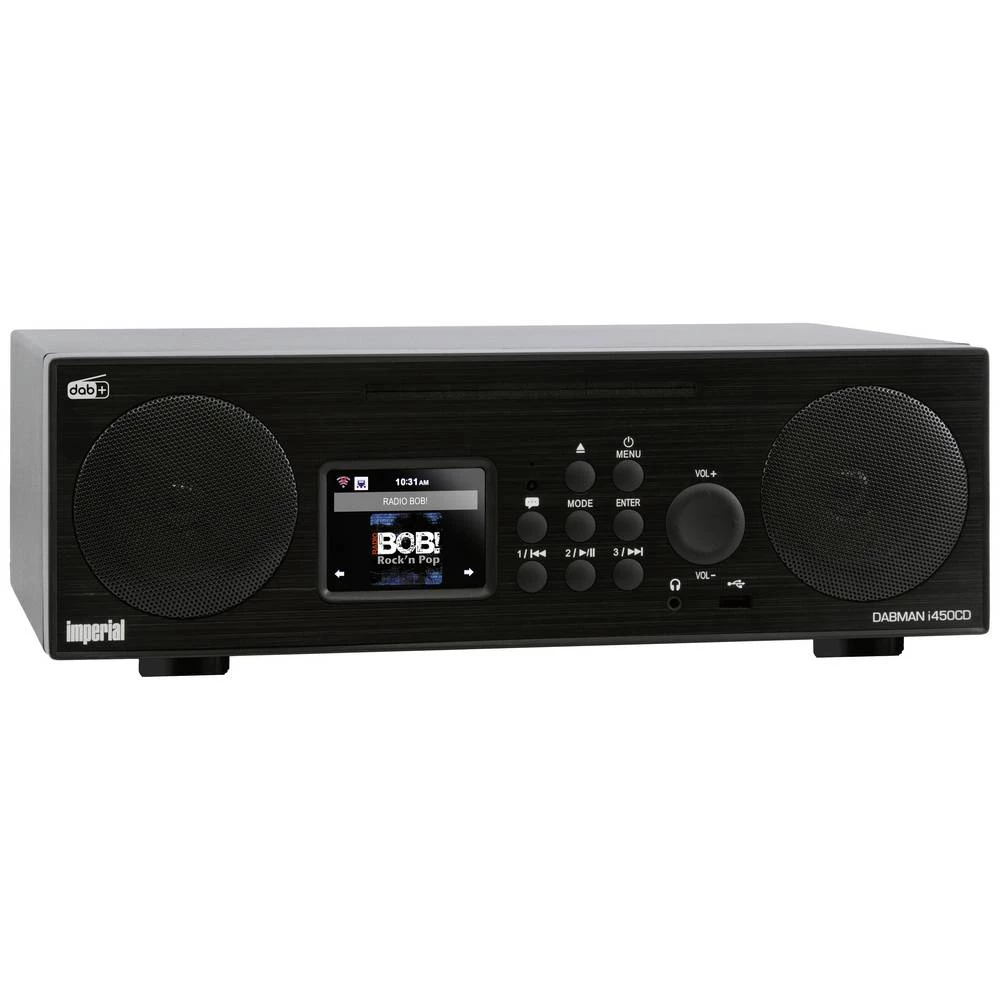 Imperial DABMAN i450 CD kuhinjski radio DAB+ (1012), internet, ukw DAB+, internetski radio , ukw, cd, Bluetooth, USB  Spotify crna slika