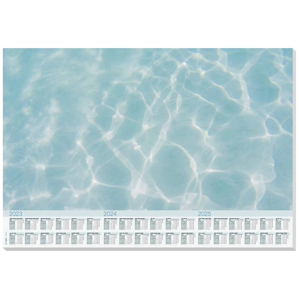 <br>  Sigel<br>  HO306<br>  podloga za pisanje<br>  Cool bazen<br>  3-godišnji kalendar <br>  bijela, šarena boja<br>  (Š x V) 59.5 cm x 41 cm<br> slika