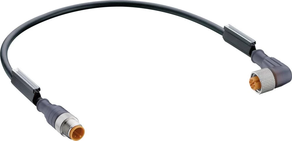 Utični konektor za senzor/aktivator, konfekcionirani M12 Ravni muški konektor, Ženski konektor, kutni 0.30 m Broj polova: 5 Beld slika