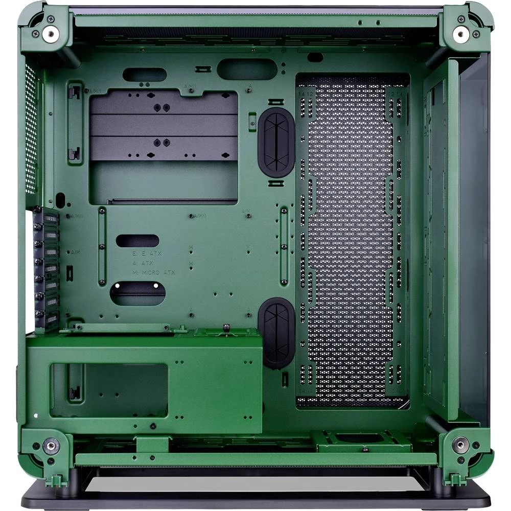 Thermaltake CA-1V2-00MCWN-00 full tower kućište za računala zelena lcs kompatibilan, bočni prozor, prikladno za hlađenje vodom diy, prikladno za aio hlađenje vodom slika