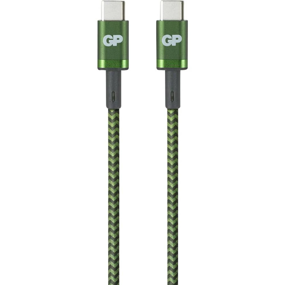 GP Batteries    USB kabel za punjenje    USB 3.2 gen. 1 (USB 3.0)    USB-C™ utikač    1 m    zelena slika