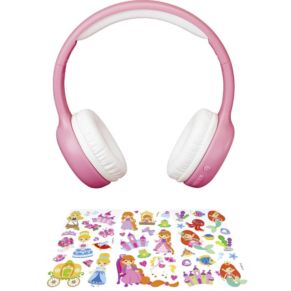 Lenco HPB-110PK Over Ear slušalice ružičasta slika