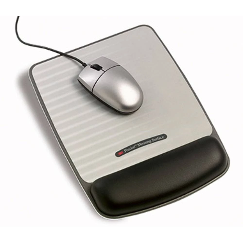 Podložak za miša sa osloncem za ruku 3M WR421LE Oslonac za ruku Crna, Srebrna slika