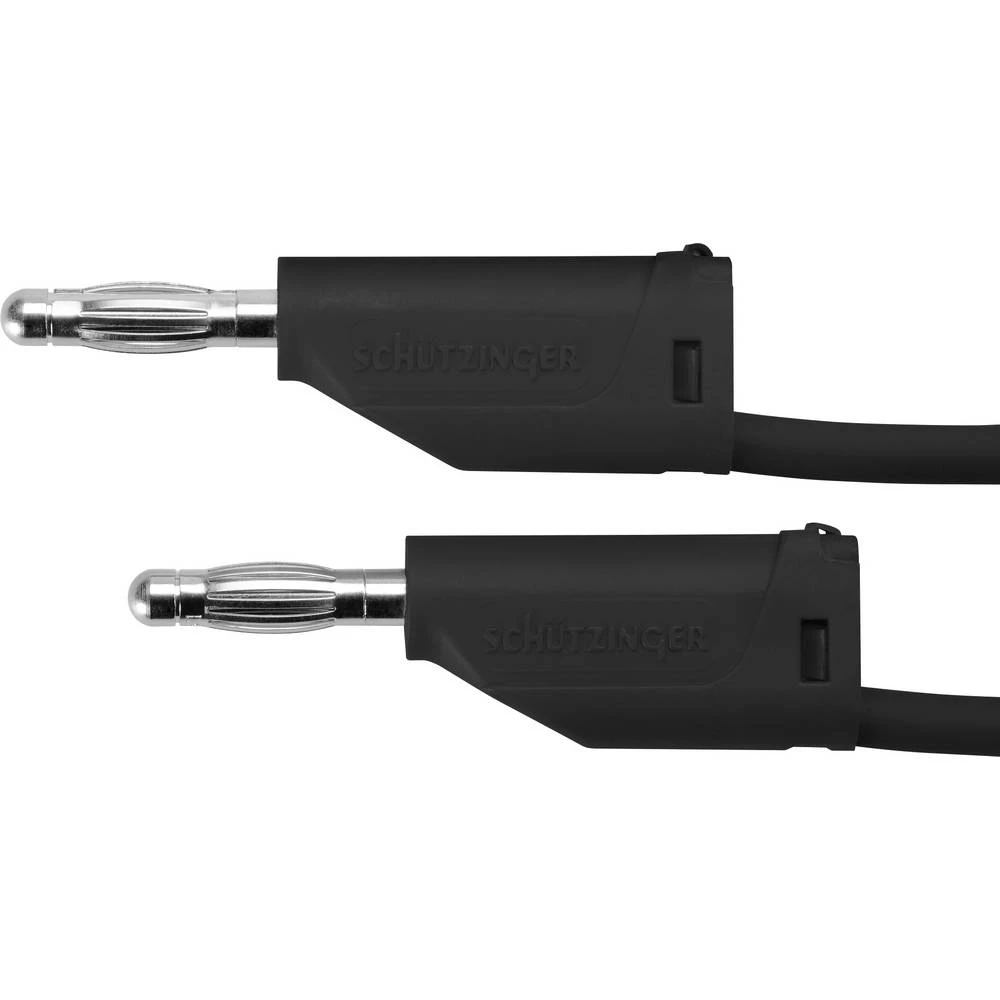Schützinger MFK 15 / 1 / 100 / SW mjerni kabel [konektor 4 mm - konektor 4 mm] crna 1 St. slika