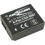 Kamera-akumulator Ansmann Zamjenjuje originalnu akU. bateriju CGA-S007E, CGA-S007 3.7 V 800 mAh A-Pan CGA S007