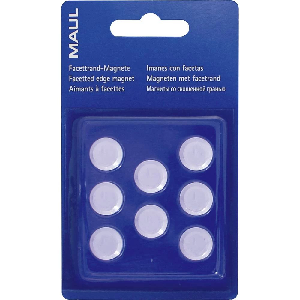 Maul Magnet MAULpro (&Oslash; x V) 15 mm x 7 mm Okrugli Bijela 8 ST 6175202 slika