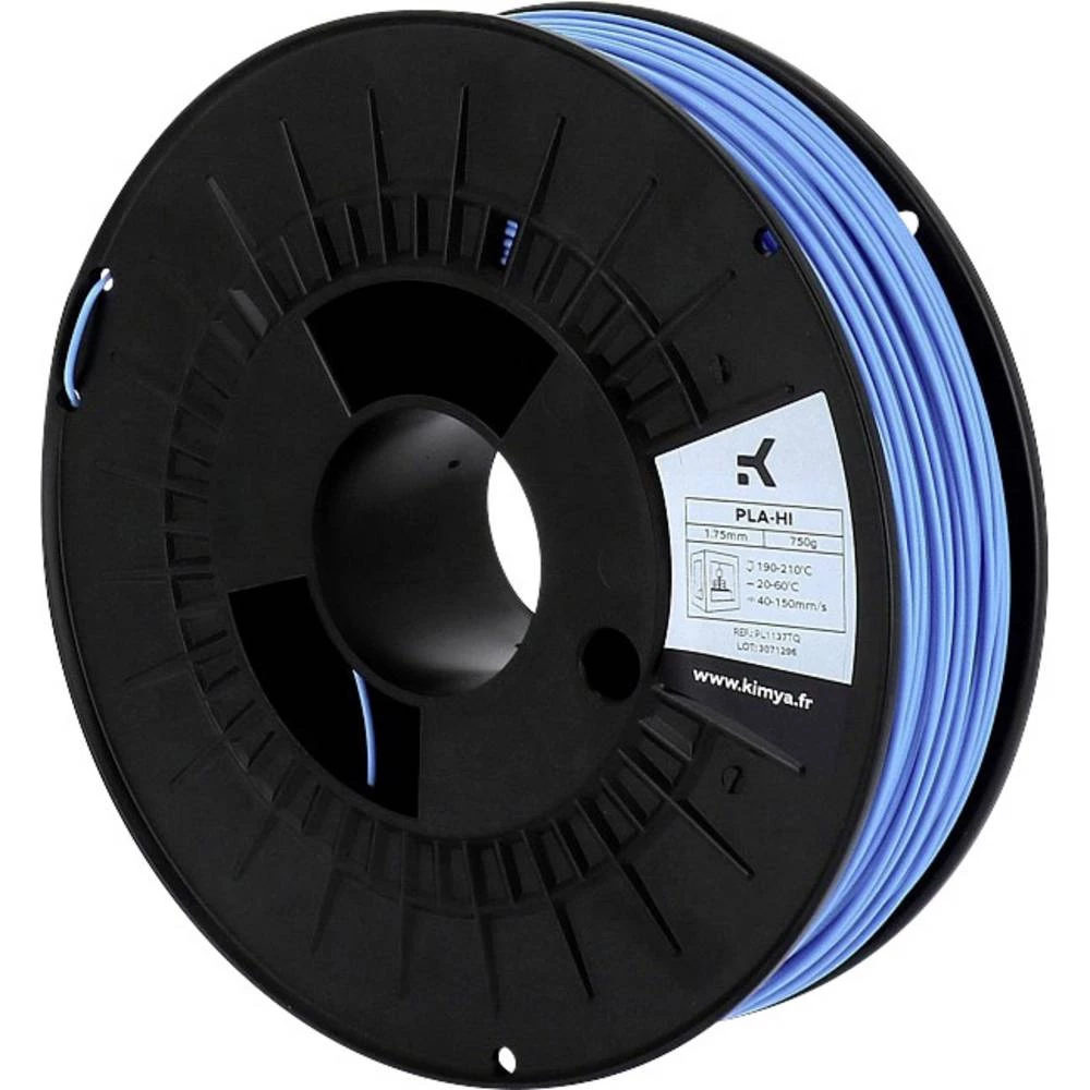 3D pisač filament Kimya PL1137TQ PLA 1.75 mm Plava boja 750 g slika