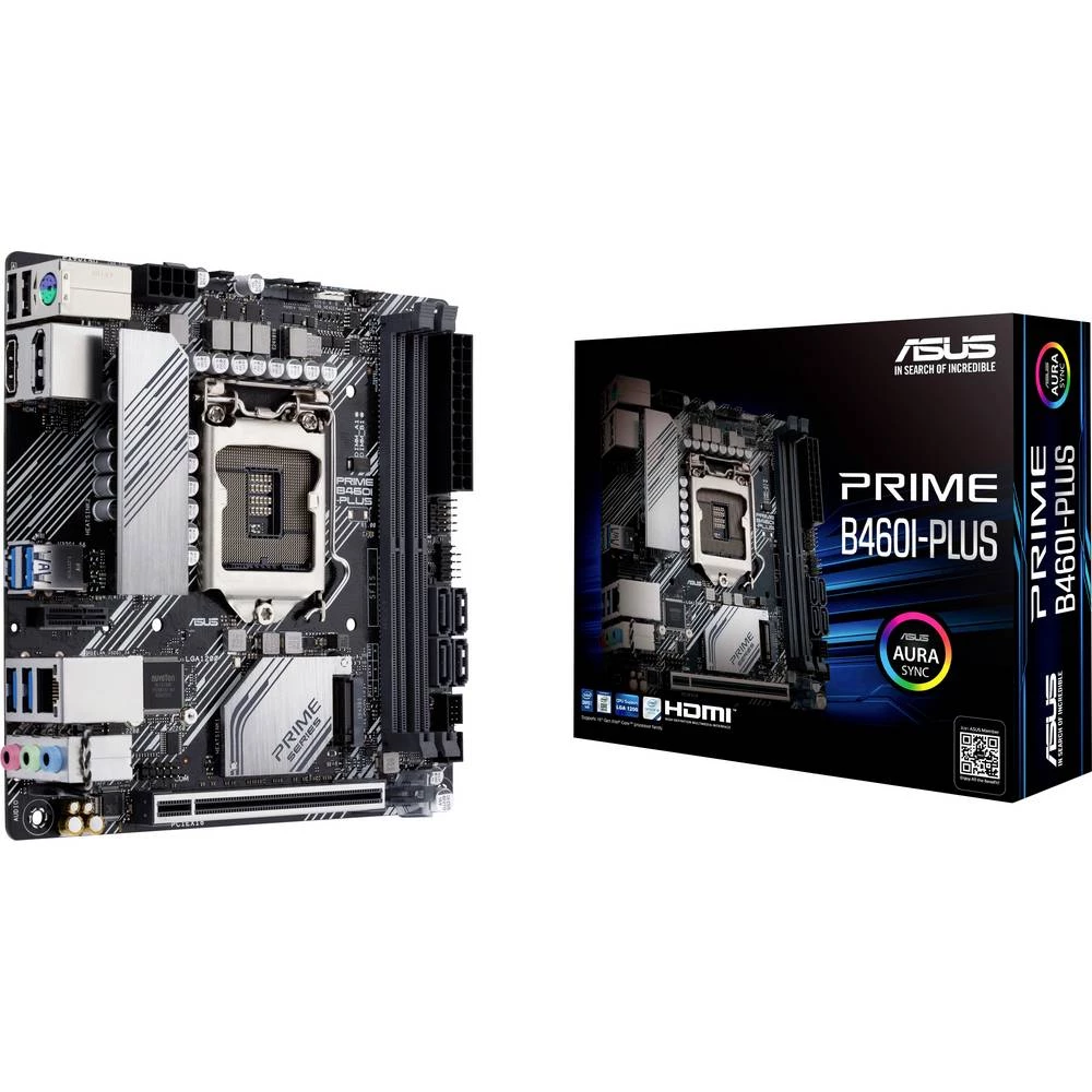 Asus PRIME B460I-PLUS matična ploča Baza Intel® 1200 Faktor oblika Mini-ITX Set čipova matične ploče Intel® B460 slika