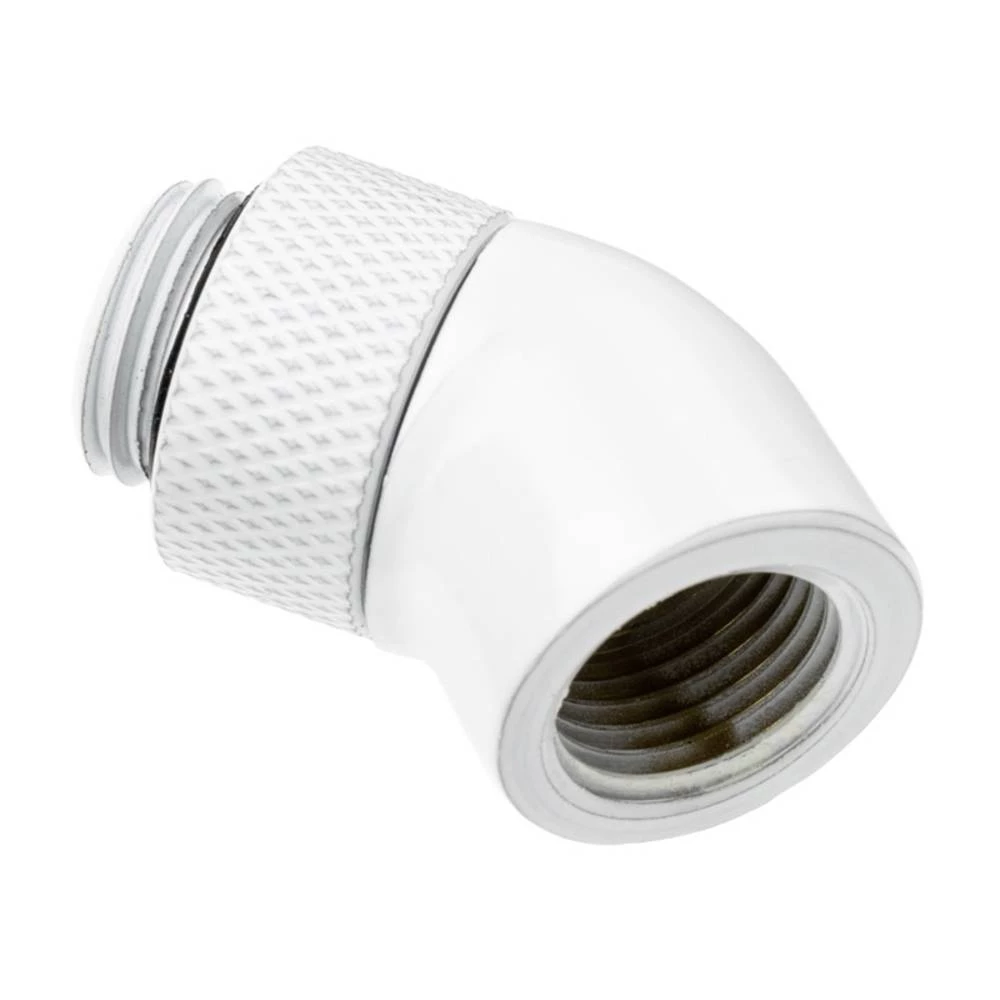 Alphacool Eiszapfen Winkeladapter 45 Grad drehbar G1/4 AG auf G1/4 IG kutni priključak za vodeno hlađenje slika