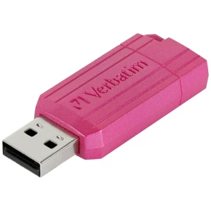 Verbatim USB DRIVE 2.0 PINSTRIPE USB stick 128 GB ružičasta 49460 USB 2.0 slika