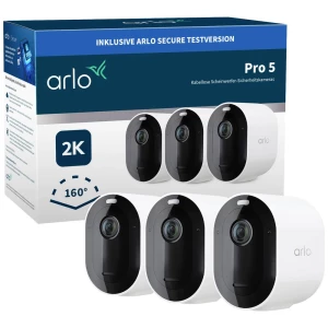 ARLO Pro 5 Spotlight Security Camera with 3x Camera Kit VMC4360B-100EUS WLAN ip-set sigurnosne kamere s 3 kamere 2688 x 1520 piksel slika