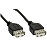 Akyga USB kabel  USB-A utičnica, USB-A utičnica 1.8 m crna  AK-USB-06