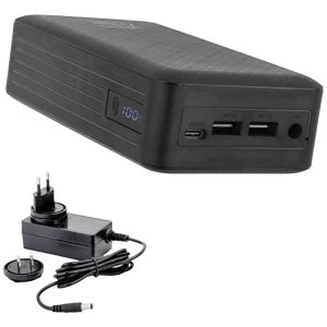 XTPower XT-27000 DC AO PA powerbank (rezervna baterija) 26800 mAh Li-Ion USB, USB-C®, DC utičnica 3.5 mm crna slika