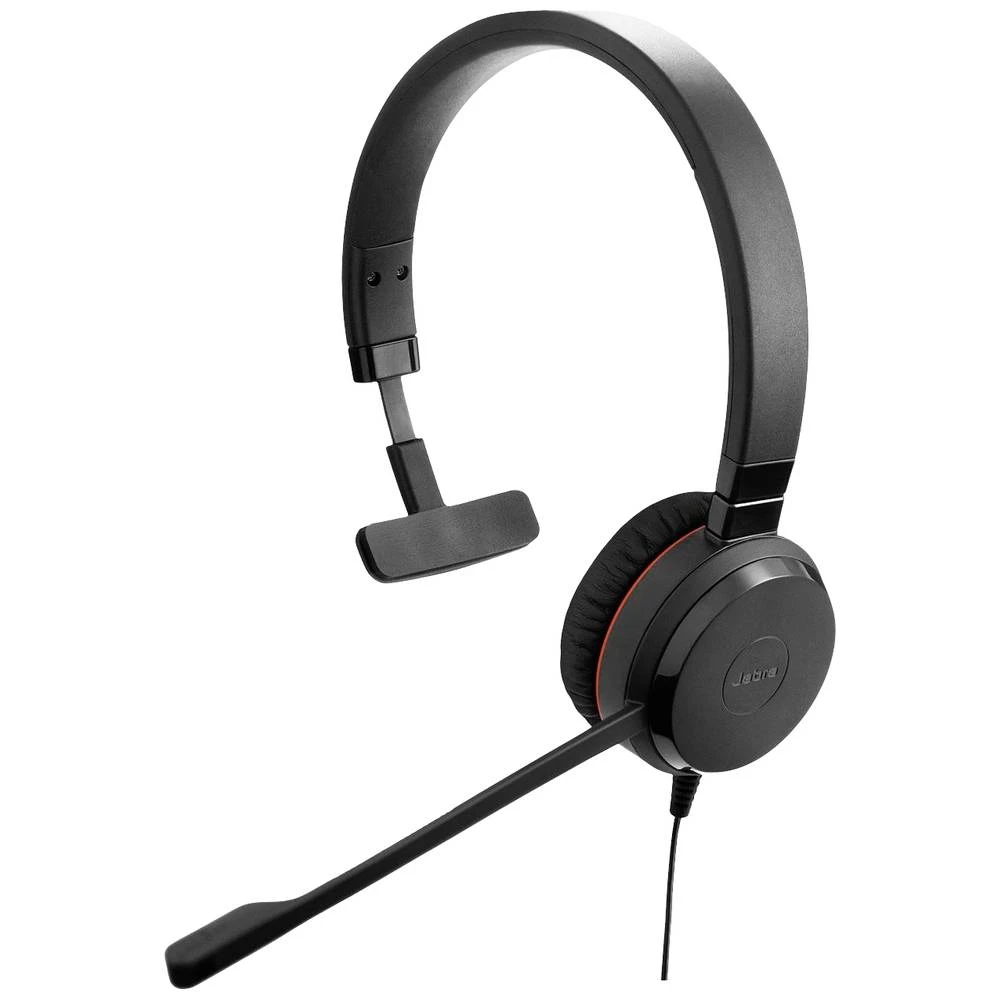 Jabra Evolve 30 II računalo  On Ear Headset žičani mono crna smanjivanje šuma mikrofona slušalice s mikrofonom, utišavan slika