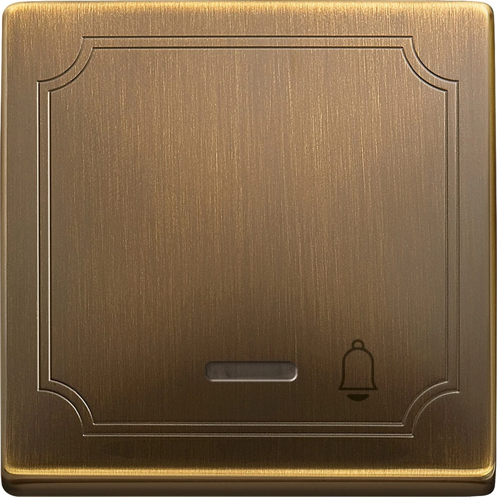 Merten Poklopac Izmjenični prekidač Mjedena 437843 slika