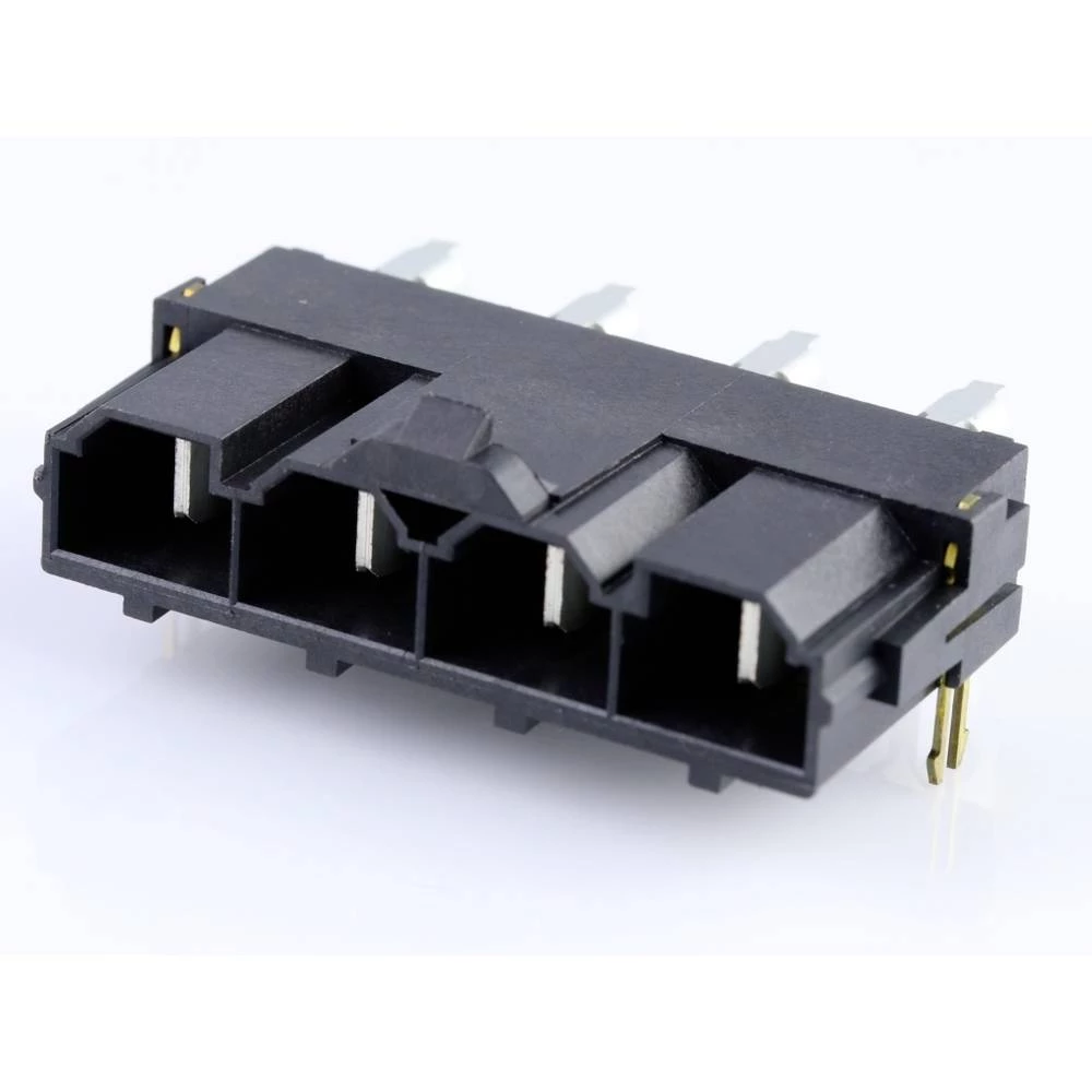 Molex ugradna standardna letva s muškim kontaktima Ukupan broj polova 4 Raster: 10.00 mm 428204233 1 St. Tube slika